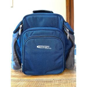 New Concept Picnic International Insulated Backpack Picnic for 2 Utensils Plates